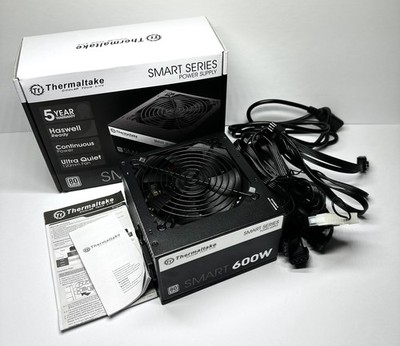 Thermaltake Smart 600W Power Supply 80 PLUS ATX PSU Non-modular SPD-0600AH2NLW-D