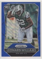 2015 Panini Prizm Rookies Blue Wave Prizm 3/150 Leonard Williams #261 8k4