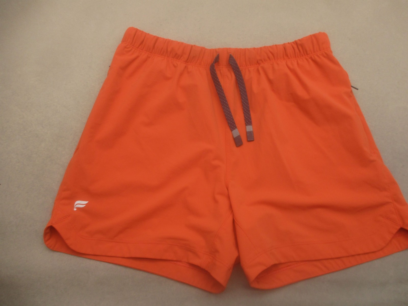 Fabletics Size M Womens Orange Drawstring Elastic… - image 1