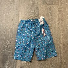Beach Bros Quick Dry Swim Trunk Boys Size 14 Flamingo