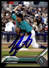 2023 Topps Now Road Opening Day Logan Gilbert Seattle Mariners #OD-140 Signed