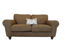 DFS Tan Leather Sofa in excellent condition 