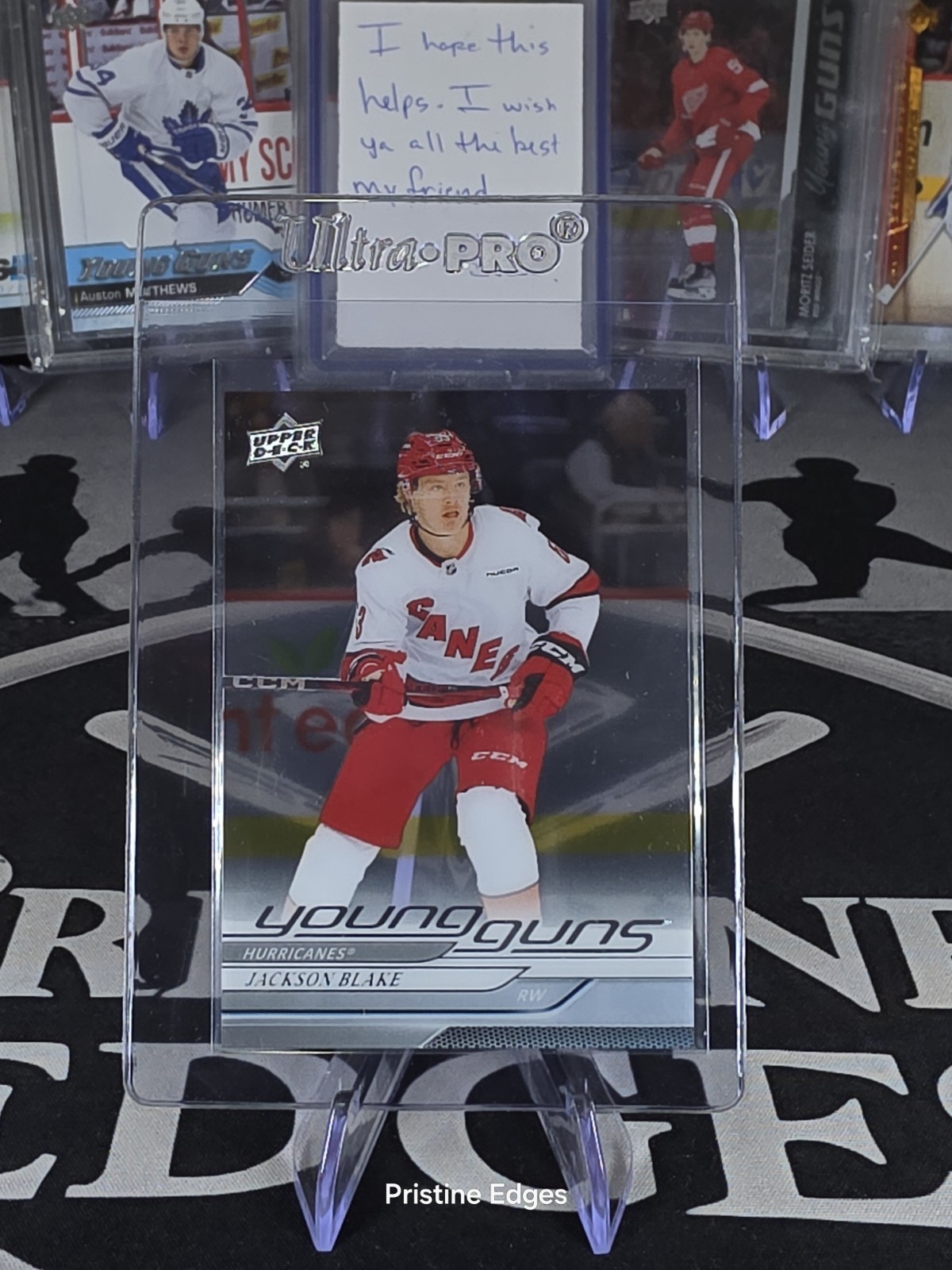 2024-25 Upper Deck Series 2 #470 Young Guns Clear Cut Jackson Blake