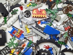 Lego Castle Lot Bundle Knights Knights Flags Parts 6080 6081 6074 6073