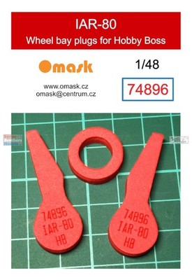 OMK74896 1:48 Omask Wheel Bay Plugs - IAR-80 (HBS kit)