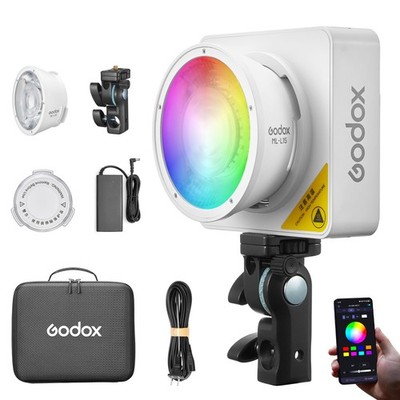 ML100R RGB Video Light 110W   1800K-10000K Full Color, 14 FX Modes, USB-C/Mul...