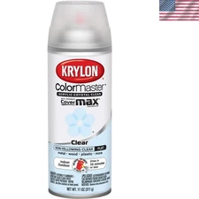 ColorMaster 11oz Acrylic Crystal Clear Flat Finish Paint – Indoor/Outdoor Use