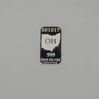 U.S. State Silver bar .999 1ozt Proof - OH/Ohio - 001017/041785