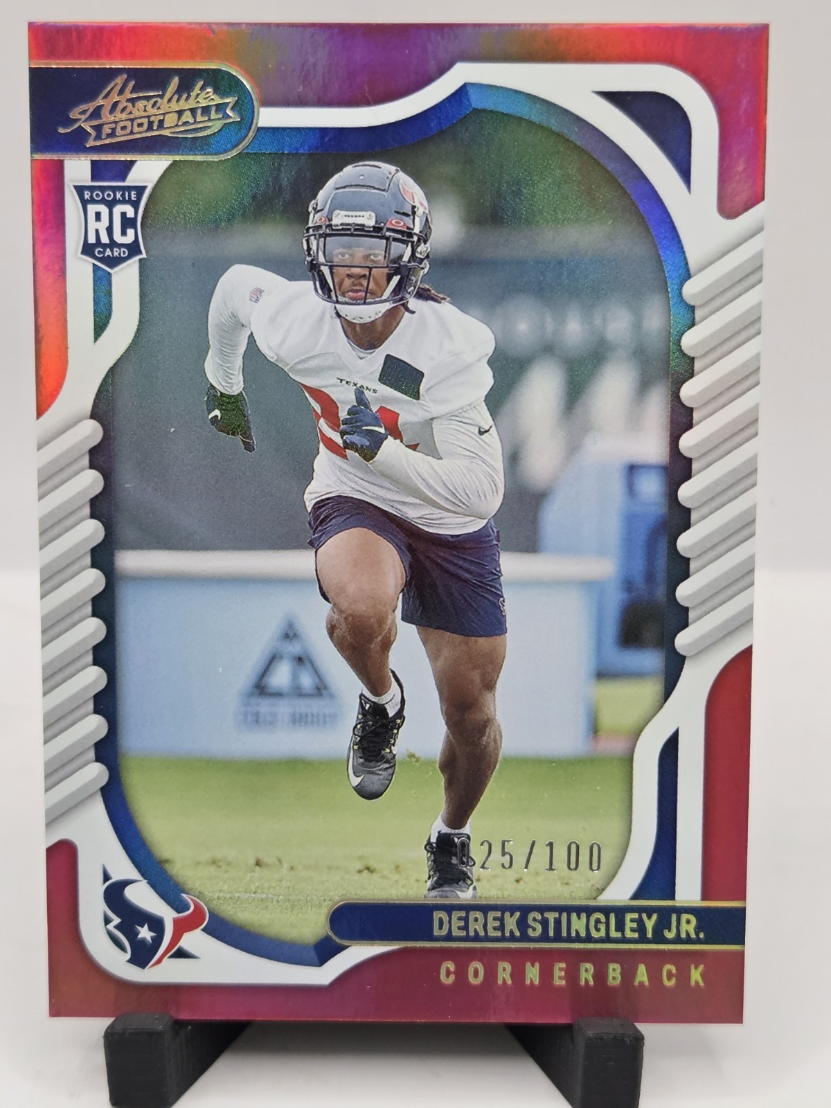 Derek Stingley Jr. Panini Absolute #158 Red