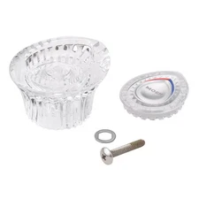 Moen 98039 Chateau Teardrop Single-Handle Tub & Shower Knob Kit Clear Plastic