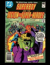 Superboy Legion of Super-Heroes 256 Life Death for Brainiac 5 1979 F/VF DC