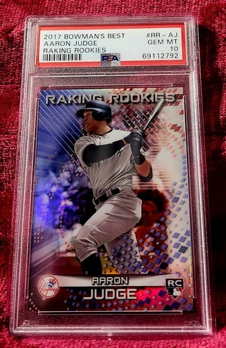 AARON JUDGE RC (PSA 10) ~ 2017 Bowman's Best RR-AJ Raking Rookies FREE SHIPPING!