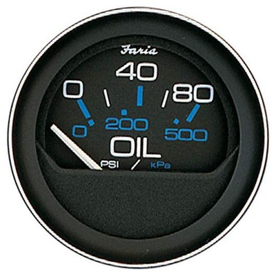 #ad #ad Beede Instruments Beede 13002 Coral Oil Pressure Gauge 80 PSI 2quot;quot; Black $58.68