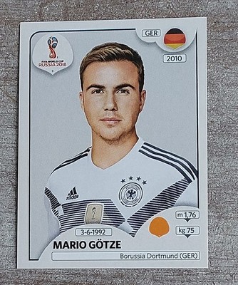 Panini WM 2018 Nr. 449 Mario Götze 