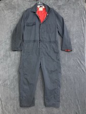 VTG Walls Zero-Zone Coveralls Men XL TALL Blue Light Insulated Quilt Lined Work