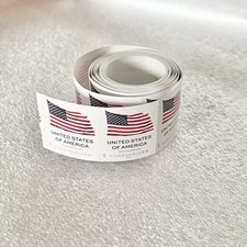 New 1 rolls of 100 USPS - 2025 Postage Free Ship -100 PCS-Discount Multiples