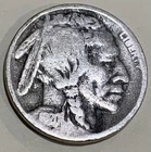 1920d Buffalo nickel, nice GOOD details coin partial date, full rims & mintmark