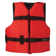 Onyx Nylon General Purpose Life Jacket - Youth 50-90lbs - Red 103000-100-002-12