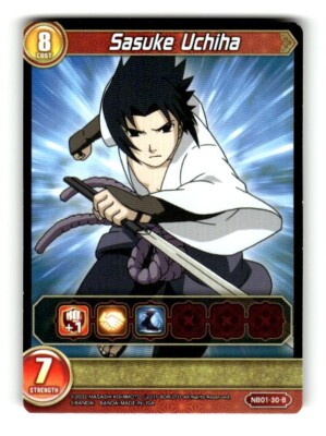 2002 Bandai Boruto Naruto Next Generation Card Game #NB01-30-B Sasuke Uchiha