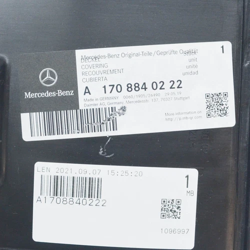 NEU MERCEDES-BENZ SLK R170 VORDERE RECHTE RADKASTENABDECKUNG A1708840222 - Bild 1 von 11