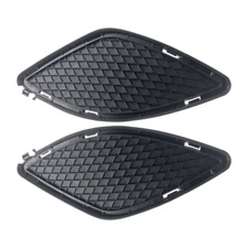 Pair of Front Bumper Mesh Grille Grids Fits 2014-16 Mercedes-Benz W117 CLA-Class