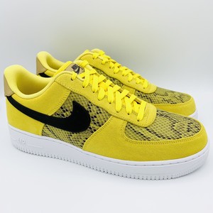air force 1 low yellow snakeskin
