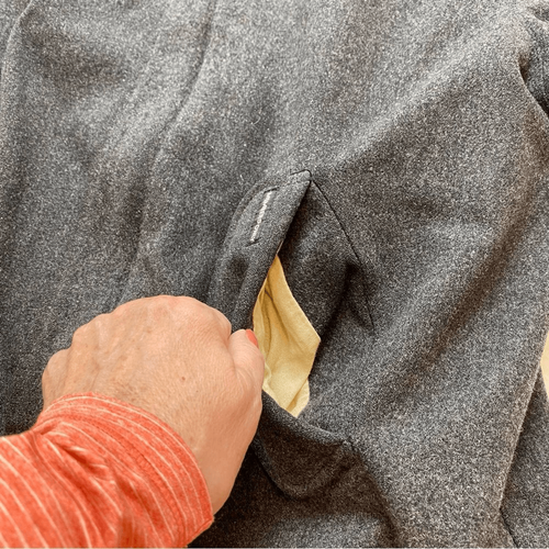 Members Only Vintage Wool Blend Gray Jacket Size XLT - Picture 9 of 15