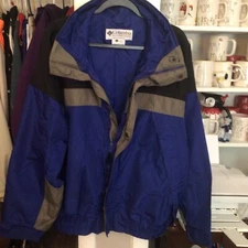Columbia Sportswear Bugaboo Jacket Men’s Large Blue Coat Full Zip