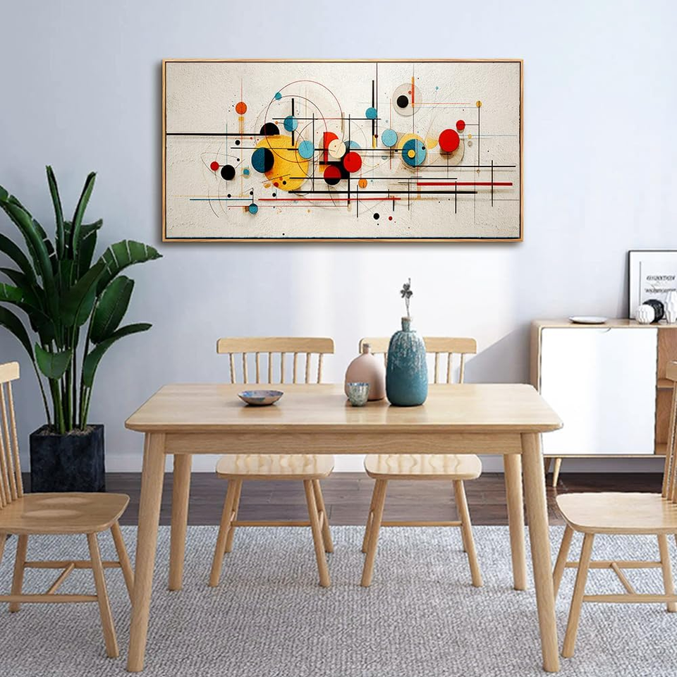 Wall Art for Living Room Large Wood Framed Wall Decorations for Bedroom