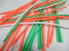 NEW TWO 2X SILICONE "TIE-ABLE" VIBRATION DAMPENERS TENNIS RACQUETS. COLORS