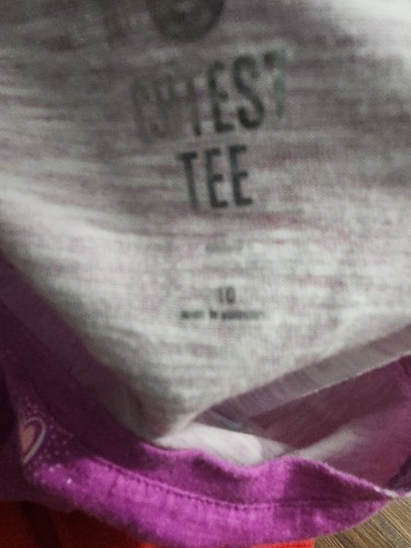SO SHORT SET GIRLS YOUTH SIZE 12 PURPLE UNICORN PRINT - Picture 5 of 5