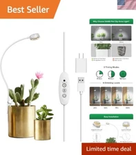 Full Spectrum LED Grow Lights with Timer for Indoor Plant Growth - Dimmable