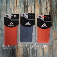 SET OF 3! light weight ADIDAS youth latex swim cap RED & NAVY #222