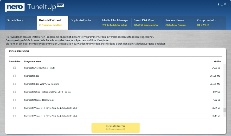 Nero TuneItUp PRO | PC Tuning | PC beschleunigen | Windows schneller starten | - Bild 2 von 4
