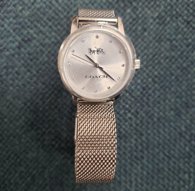 Coach Wrist Watch Women Silver-tone Stainless Steel Mesh  display picture 1