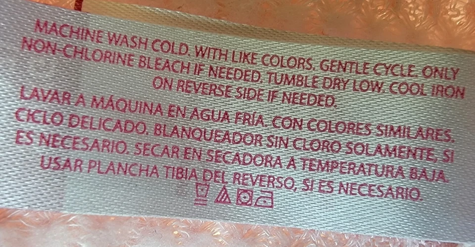 No Boundaries Juniors Womens Shirt Top Blouse Size XL X Large 15/17 Blush Pink - Image 4 of 4