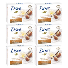6 x Dove Shea Butter Beauty Cream Bar 100g