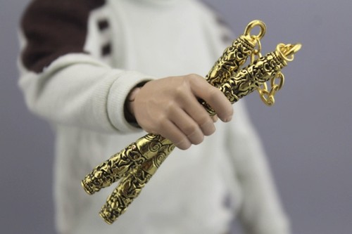 2 x Nunchaku Metal for 1/6th Scale 12" 1:6th Doll - Picture 11 of 13