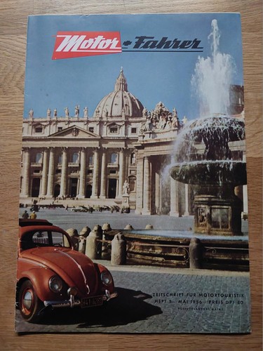 Motor+Fahrer 05/1956 Opel Olympia Rekord 1956