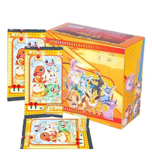 Booster bébé Oif de poche chinois CHAUD pour Pokémon - 30 paquets de cartes à collectionner - Photo 2 sur 7