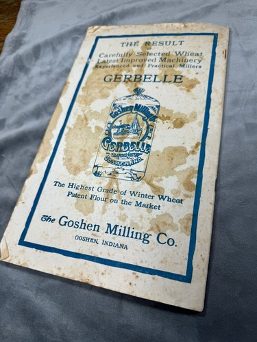 1905 Goshen Milling Company COOKING CLUB Broschüre, 46 Seiten, 11 x 6,5 Zoll ~ Goshen, IN - Bild 13 von 13