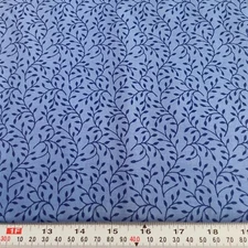 In The Beginning Collection Northcott Silk Blue Cotton Fabric by the Half Yard