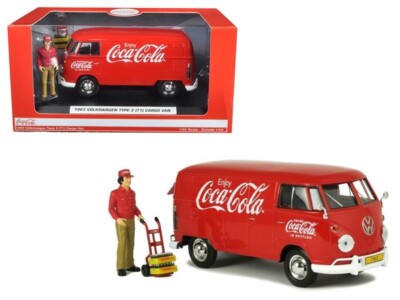 1963 Coca Cola Volkswagen Type 2 T1 Cargo Van with Driver #424062