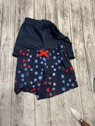 Garanimals 18 Months Buddle Shorts Red white and blue￼ Baby Girl - Foto 1 di 7