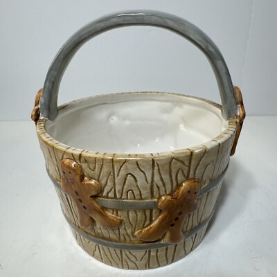 Bico China ceramic ginger bread basket VERY NICE
