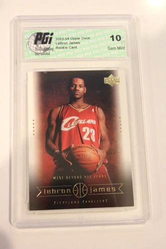 2003-04 Upper Deck LEBRON JAMES Box Set Rookie Card Graded PSA PGI 10 #20 RC