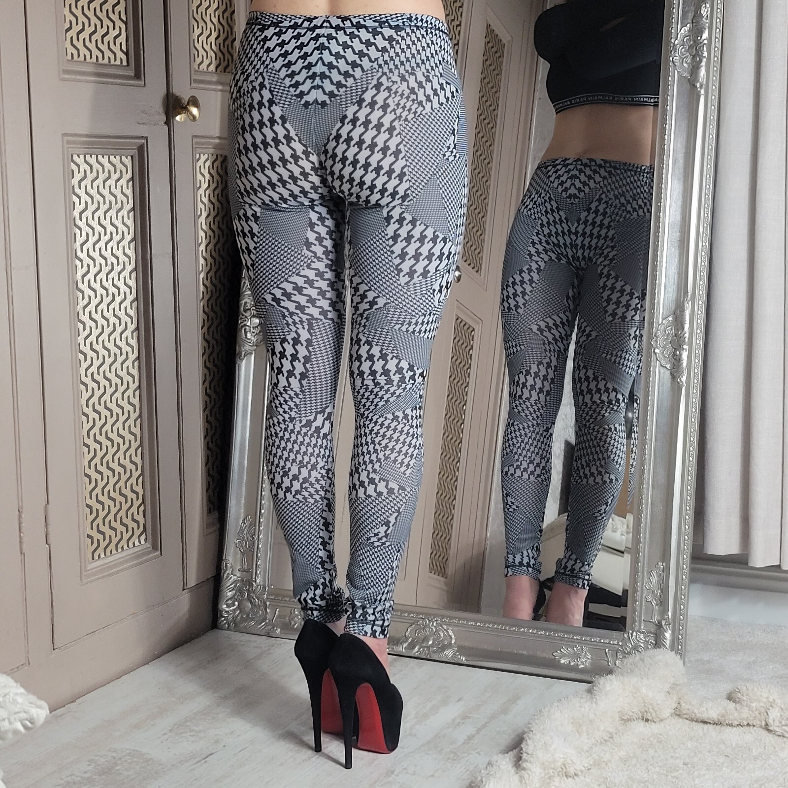 Alexander Mcqueen Patterned Stretch Leggings Pant… - image 7
