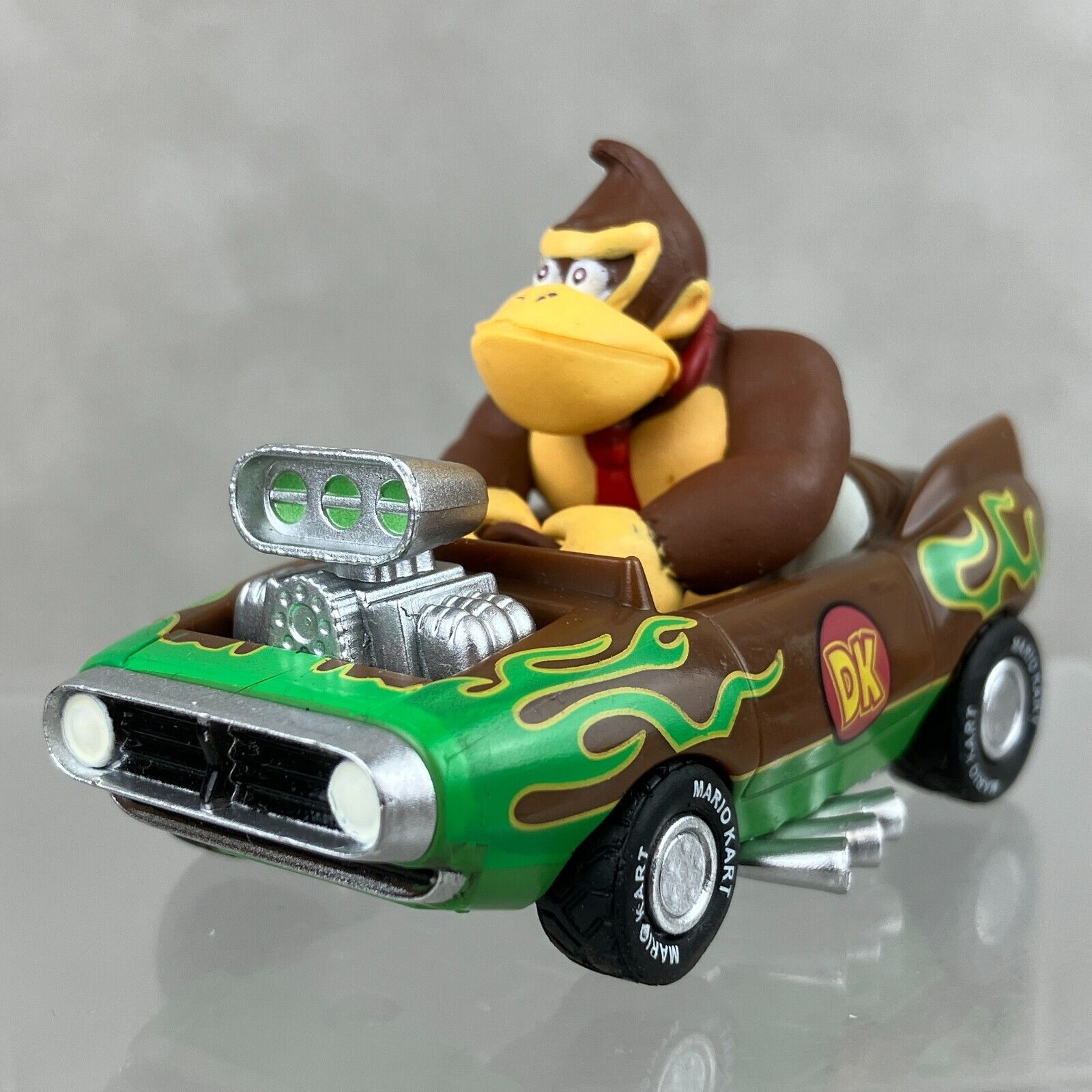 Mario Kart Pull Back Speed Racers Bowser Hot Rod Race Car from Japan