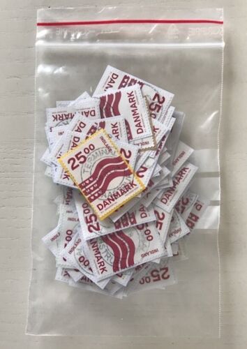 20 GRAMS OF DANISH STAMPS - RELEASED ON 02.01.2024! 100 STAMPS! - Picture 2 of 2