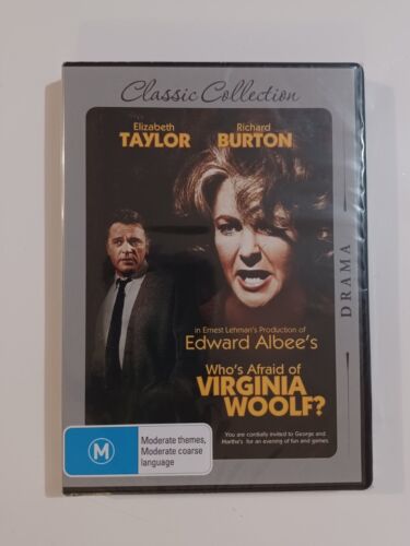 Who's Afraid Of Virginia Woolf DVD Region 4 Brand New & Sealed Free Postage - Picture 1 of 6